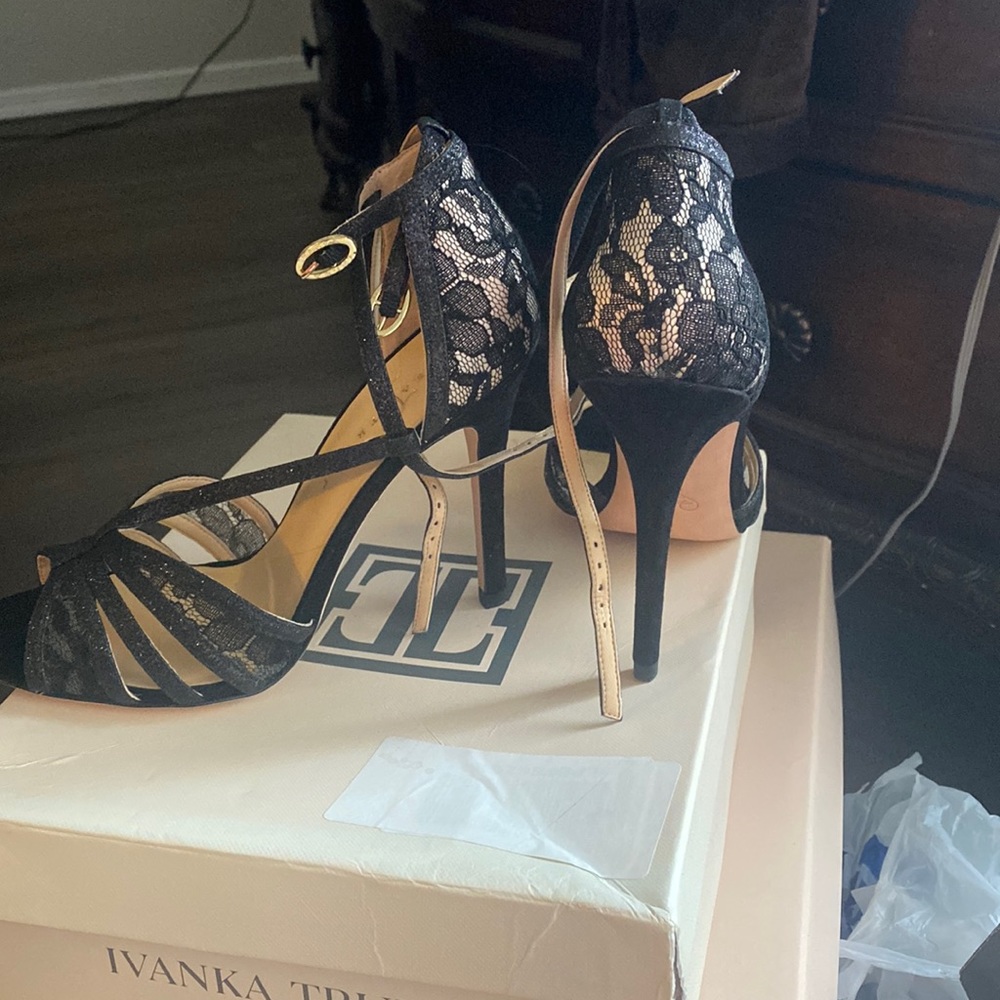 Ivanka trump sexy sparkly heel